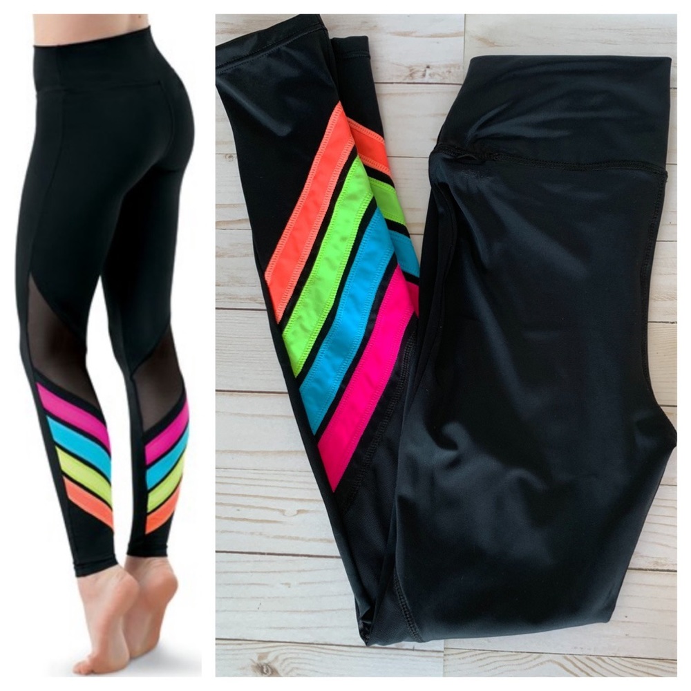 Balera mesh insert bright leggings